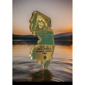 Famous Aviator Charles A.LINDBERG (1902-1974) '94 Lions Club'NJerseyPhoto Pin